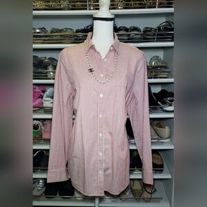 JCrew classic cotton poplin shirt in stripes